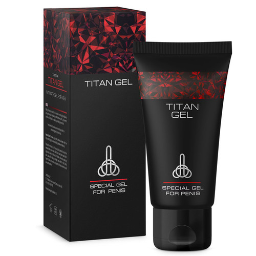 ژل حجم دهنده تیتان مشکی اورجینال ساخت روسیه. TITAN GEL