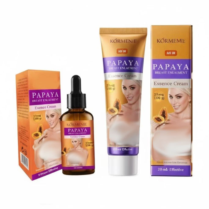 پک حجمدهنده و لیفت سینه پاپایا اصل کرم و روغن