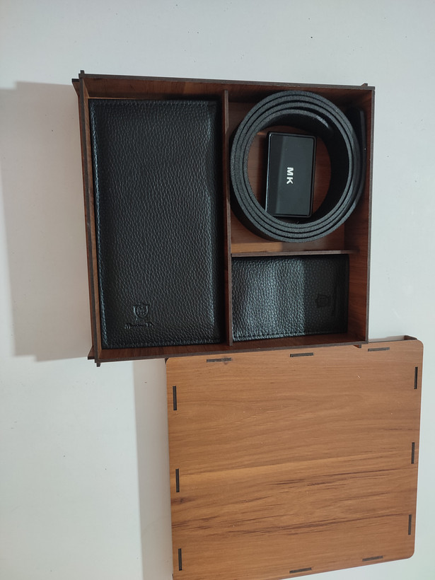 ست کادویی مردانه جعبه چوبی